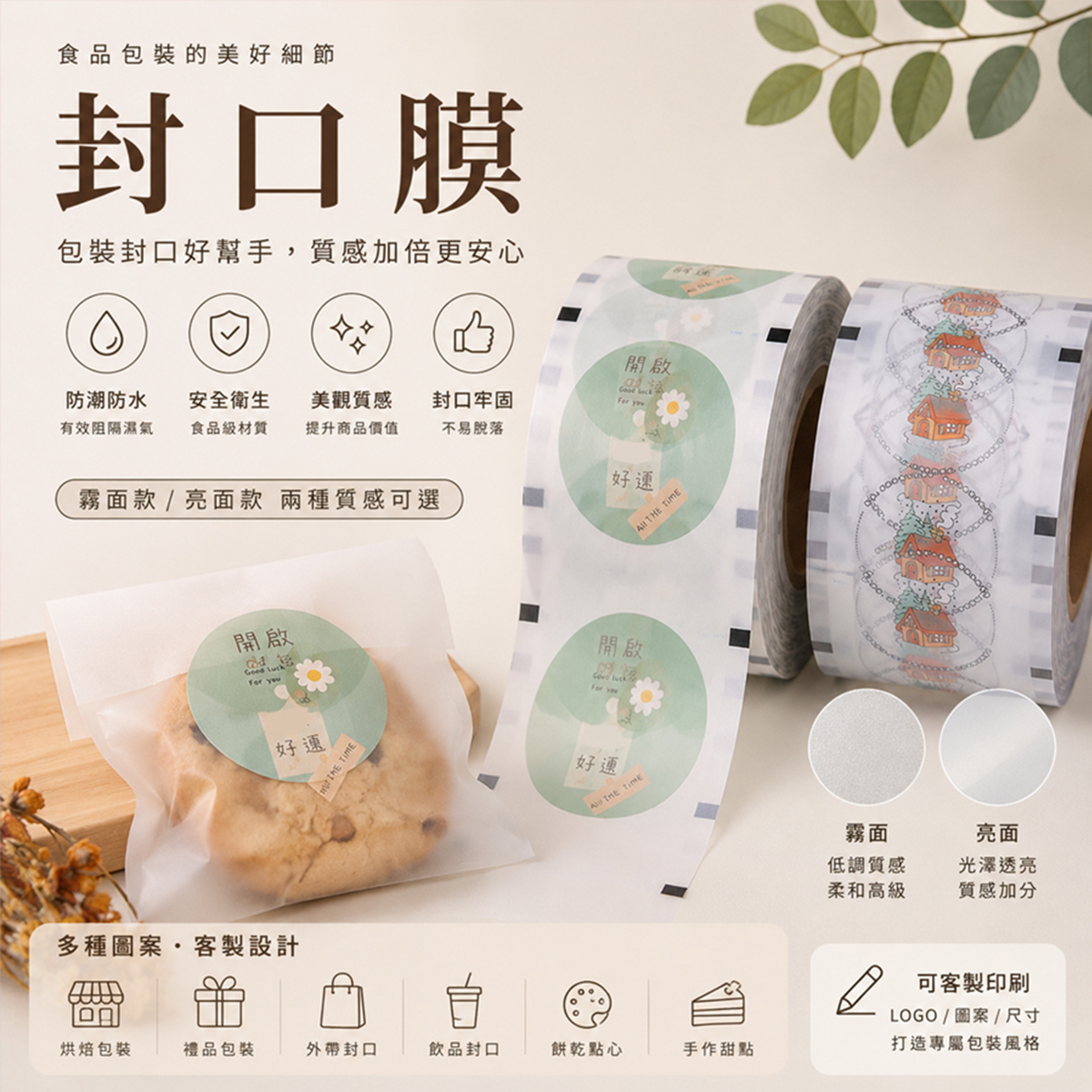 封口膜印刷|封口膜品牌印刷整體